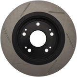 StopTech Power Slot 09-10 Acura TSX / 08-10 Honda Accord Rear Left Slotted Rotor - 126.40068SL