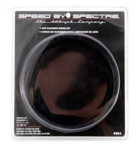 Spectre Air Cleaner Riser Kit - Black - 4954