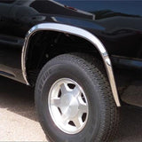 Putco 88-98 Chevrolet CK / Silverado (Incl Sportside) - Full w/o Flares Stainless Steel Fender Trim - 97102