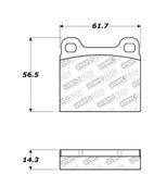 StopTech Street Touring 98-04 Volvo C70/98-00 V70 Rear Brake Pads - 308.00310