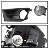 Spyder Ford Mustang 10-12 OEM Fog Light W/Universal Switch- Clear FL-FM2015-C - 5083029