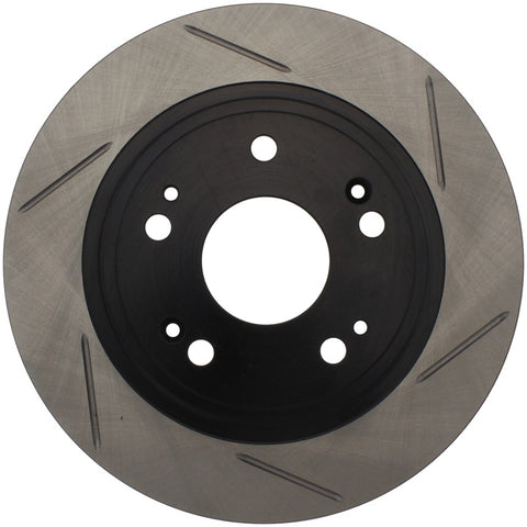 StopTech Power Slot 09-10 Acura TSX / 08-10 Honda Accord Rear Left Slotted Rotor - 126.40068SL