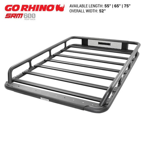 Go Rhino Universal 65in SRM 600 Basket Style Rack - Textured black - 5936065T