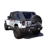 Rampage 2007-2018 Jeep Wrangler(JK) Recovery Bumper Rear - Black - 88606