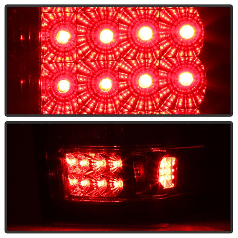 Xtune Ford F150 Styleside 04-08 LED Tail Lights Red Clear ALT-ON-FF15004-LED-RC - 5034069