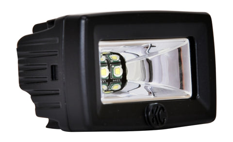 KC HiLiTES C-Series 2in. C2 LED Light 20w Area Flood Beam (Pair Pack System) - Black - 328