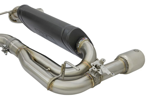 aFe MACHForce XP 16-17 BMW 340i/iX 440i/iX L6-3.0L (t) SS Axle-Back Exhaust w/Polished Tips - 49-36335-P