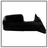 Xtune Dodge Ram 1500 09-12 Power Heated Adjust Mirror Black HoUSing Right MIR-DRAM09S-PWH-R - 9935602