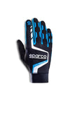 Sparco Gloves Hypergrip+ 10 Black/Blue - 00209510NRAZ