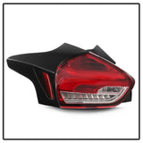 Spyder 15-17 Ford Focus Hatch LED Tail Lights w/Indicator/Reverse - Red Clr (ALT-YD-FF155D-LED-RC) - 5085726