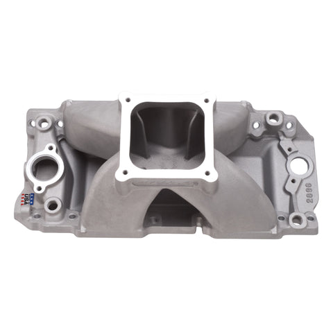 Edelbrock Manifold BBC Short Deck Super Victor 565 Conventional Rect Port Heads - 2896