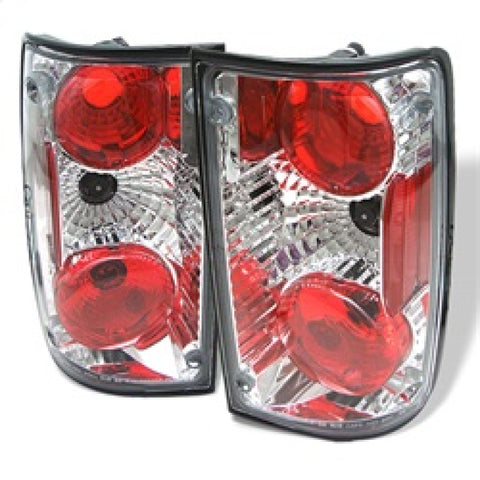 Spyder Toyota Pick Up 89-95 Euro Style Tail Lights Chrome ALT-YD-TP89-C - 5007643