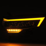 AlphaRex 14-20 Toyota 4Runner NOVA LED Proj Headlights Plank Style Alpha Black w/Activation Light - 880723