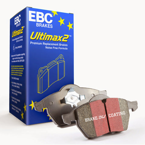 EBC 00-02 Dodge Ram 2500 Pick-up 5.2 2WD (Pad with wear sensor) Ultimax2 Front Brake Pads - UD859