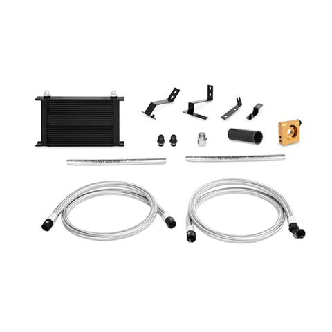 Mishimoto 2016+ Chevrolet Camaro 2.0t Thermostatic Oil Cooler Kit Black - MMOC-CAM4-16TBK