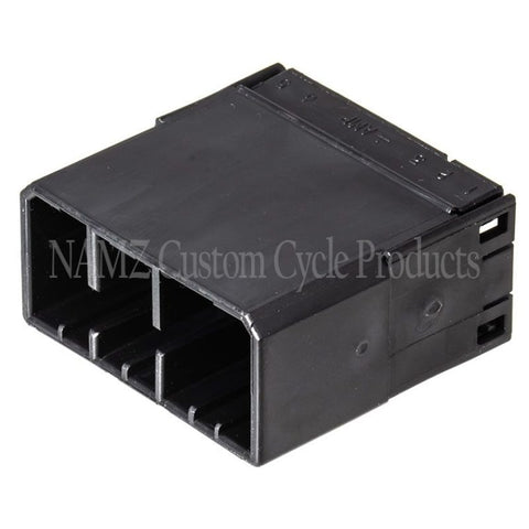 NAMZ AMP Multilock 12-Position Male Wire Cap Housing (HD 73112-96BK) - NA-174933-2