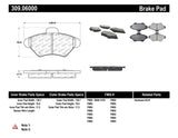 StopTech Performance 94-98 Ford Mustang / 93-97 Thunderbird / 93-97 Mercury Cougar Front Brake Pads - 309.06000