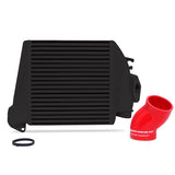 Mishimoto 08-14 Subaru WRX Top-Mount Intercooler Kit - Powder Coated Black & Red Hoses - MMTMIC-WRX-08BKRD