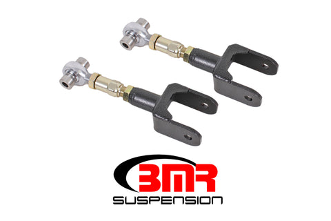 BMR 79-04 Fox Mustang Upper Control Arms On-Car Adj. Rod Ends - Black Hammertone - UTCA041H