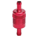 Russell Performance Red Street Fuel Filter (3in Length 1-1/8in diameter 3/8in inlet/outlet) - 645130