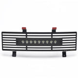 Putco 11-16 Ford SuperDuty - SS Black Bar Design w/ 10in Luminix Light Bar Bumper Grille Inserts - 87165L