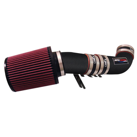 Injen 94-04 S10 Sonoma Jimmy Blazer 4.3L V6 Wrinkle Black Power-Flow Air Intake System - PF7021WB