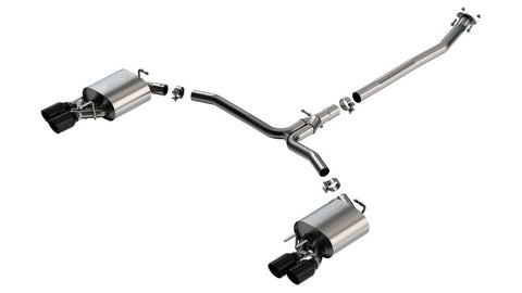 Borla 18-22 Toyota Camry XSE 2.5L i4 AT/MT FWD / 4DR S-TYPE Cat Back Exhaust (Black Chrome) - 140853BC