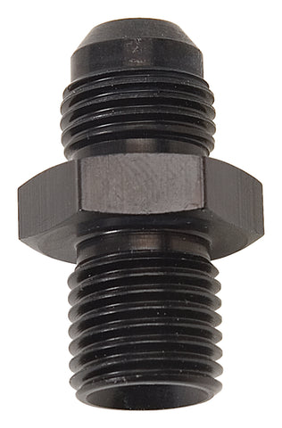 Russell Performance -6 AN Flare to 12mm x 1.5 Metric Thread Adapter (Black) - 670513