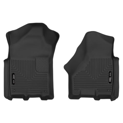 Husky Liners 19-22 Dodge Ram 2500/3500 CC/EC X-Act Contour Black Front Floor Liners - 54801