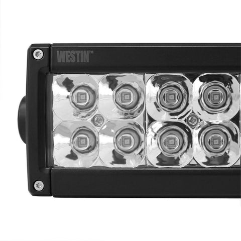 Westin Performance2X LED Light Bar Low Profile Double Row 10 inch Flood w/3W Osram - Black - 09-12230-20F