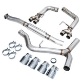 AWE Tuning Subaru WRX/STI VA/GV Sedan Track Edition Exhaust - Chrome Silver Tips (102mm) - 3020-42058