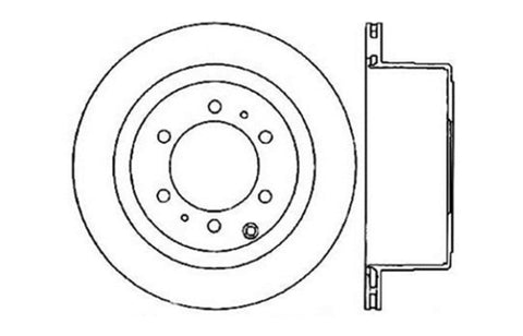 StopTech Slotted & Drilled Sport Brake Rotor - 127.44094R