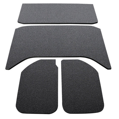 DEI 11-18 Jeep Wrangler JK 4-Door Boom Mat Headliner - 4 Piece - Black - 50137