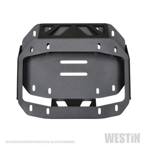 Westin 18-19 Jeep Wrangler JL WJ2 Spare Tire Relocator - Textured Black - 59-89005