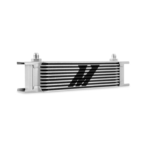 Mishimoto Universal -6AN 10 Row Oil Cooler - Silver - MMOC-10-6SL