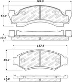 StopTech Street Select Brake Pads - Front - 305.03750