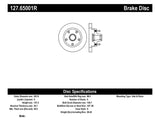 StopTech Slotted & Drilled Sport Brake Rotor - 127.65001R