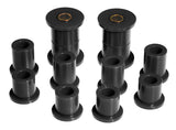 Prothane 89-95 Toyota Truck 2wd Rear Spring & Shackle Bushings - Black - 18-1005-BL