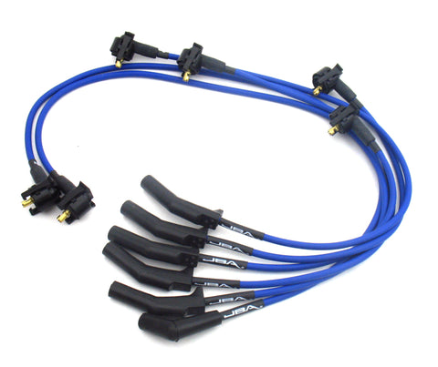 JBA 94-98 Ford Mustang 3.8L Ignition Wires - Blue - W06199