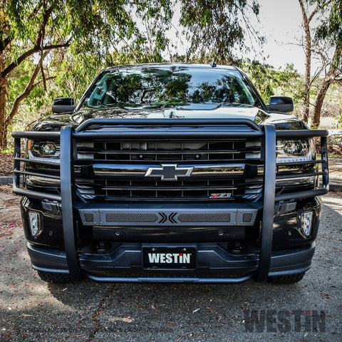 Westin 16-18 Chevy Silverado 1500 Sportsman X Grille Guard - Textured Black - 40-33875