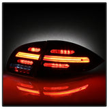 Spyder Porsche Cayenne 958 11-14 LED Tail Lights - Sequential Signal - Black - 5086853