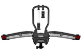 Thule EasyFold XT 2 - Fully Foldable Platform Hitch Bike Rack (Up to 2 Bikes) - Black/Silver - 903202