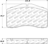 StopTech Street Touring 92-98 Porsche 911 Front Brake Pads - 308.05940