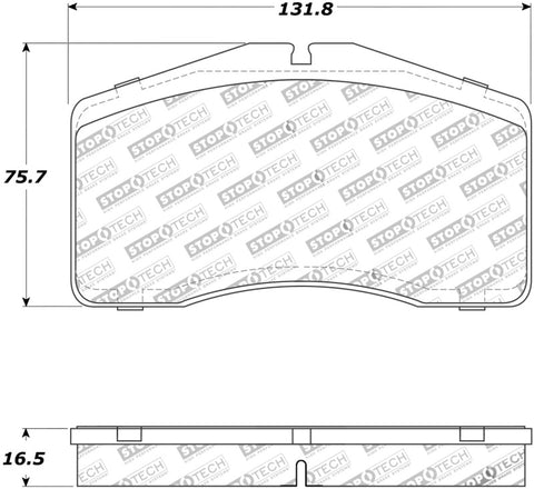 StopTech Street Touring 92-98 Porsche 911 Front Brake Pads - 308.05940