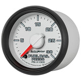 Autometer Factory Match Diesel Fuel  Rail Pressure Gauge 52.4mm 0-30K PSI SE, Cummins 6.7 L, Dodge - 8593