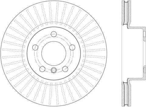 StopTech Drilled Sport Brake Rotor - 128.34134R