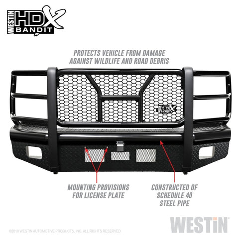 Westin/HDX Bandit 18-20 Ford F-150 (Excl. EcoBoost) Front Bumper - Black - 58-31105