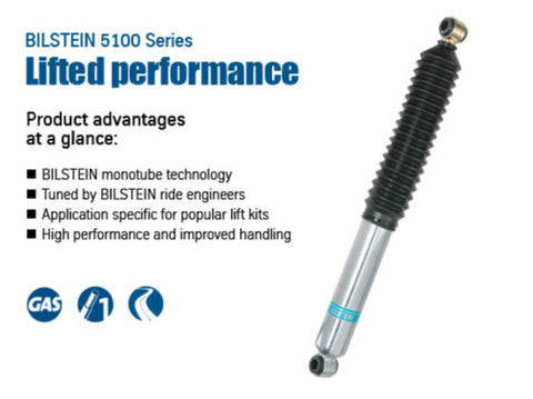 Bilstein 5160 Series 07+ Toyota Tundra Rear 46mm Monotube Shock Absorber - 25-237429