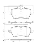 StopTech Street Touring 06-09 Mini Cooper/Cooper S Front Brake Pads - 308.12040