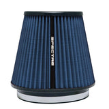 Spectre HPR Conical Air Filter 6in. Flange ID / 7.313in. Base OD / 7in. Tall - Blue - HPR9892B